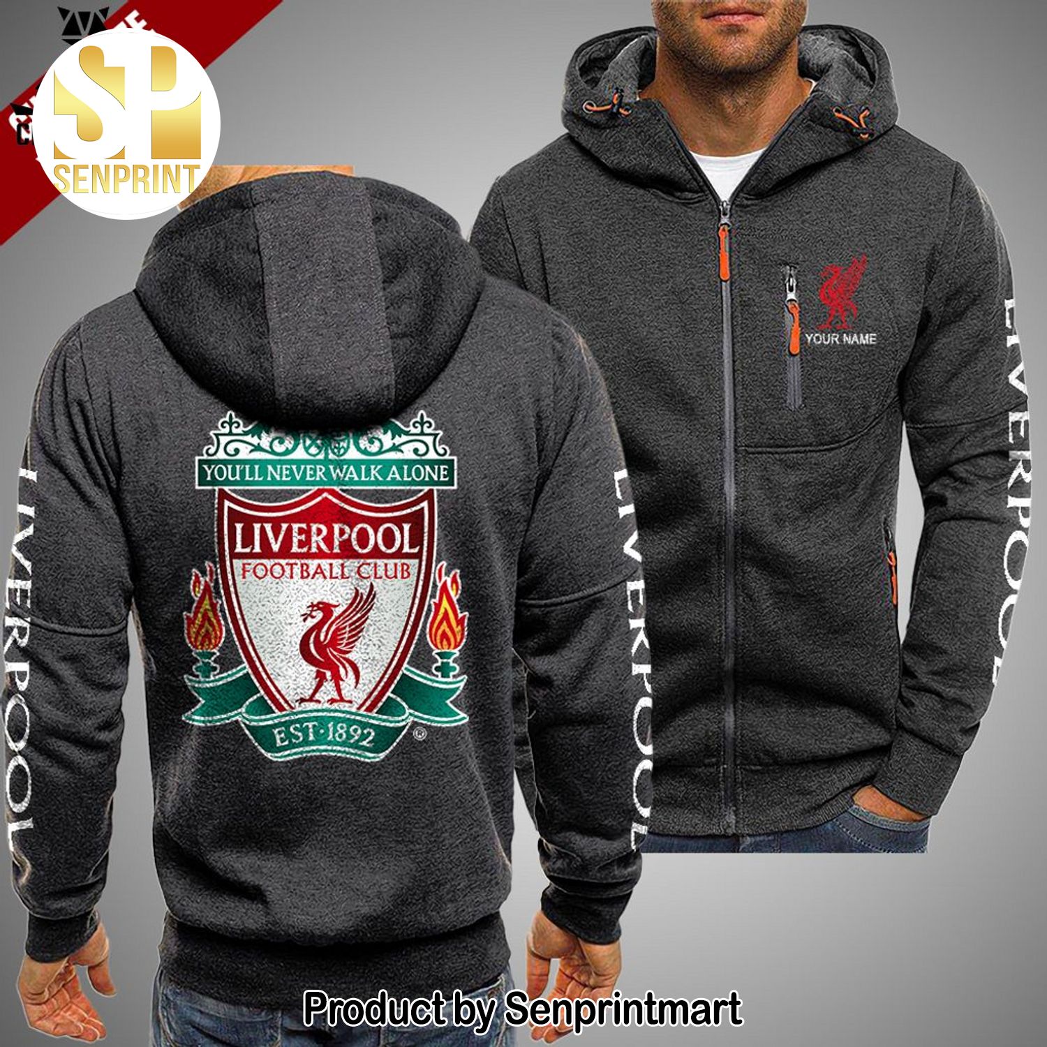 Youll Never Walk Alone Liverpool Football Club EST 1892 3D Shirt
