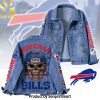 Buffalo Bills Casual Hooded Denim Jacket