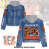 Chicago Bears Hoodie Denim Jacket