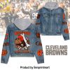 Cleveland Browns Casual Hooded Denim Jacket