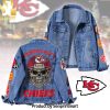 Kansas City Chiefs Casual Denim Hoodie Jacket
