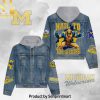 Michigan Wolverines Football Hoodie Denim