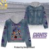 New York Giants Denim Hoodie Jacket