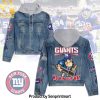 New York Jets Casual Hooded Denim Jacket