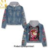 Ohio State Buckeyes Football Denim Hoodie Jacket