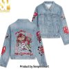 Ohio State Buckeyes Football Denim Jacket Hoodie