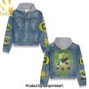 Oregon Ducks Football Hoodie Denim Jacket