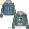 Philadelphia Eagles Casual Hooded Denim Jacket