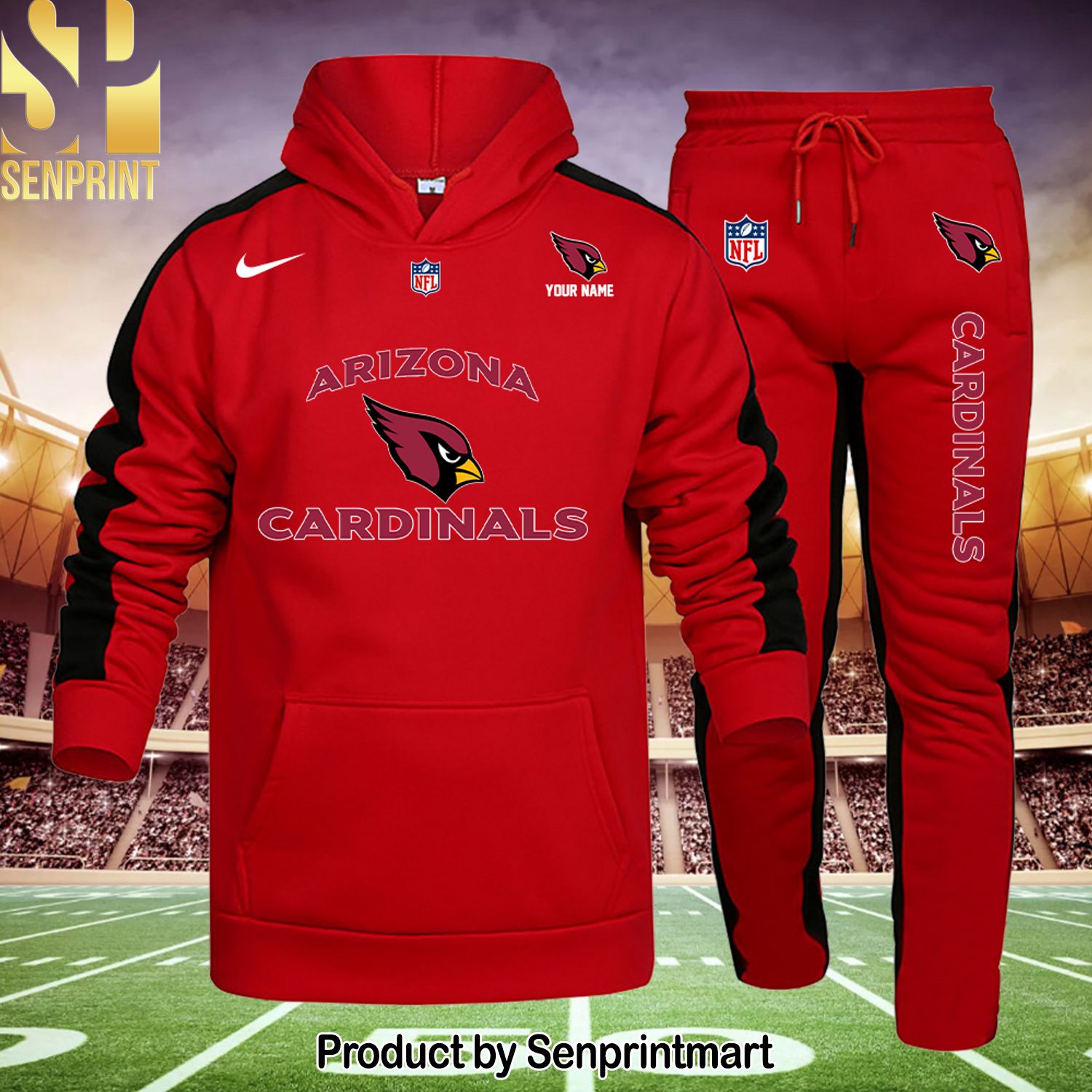 Arizona Cardinals Best Combo 3D Shirt and Pants