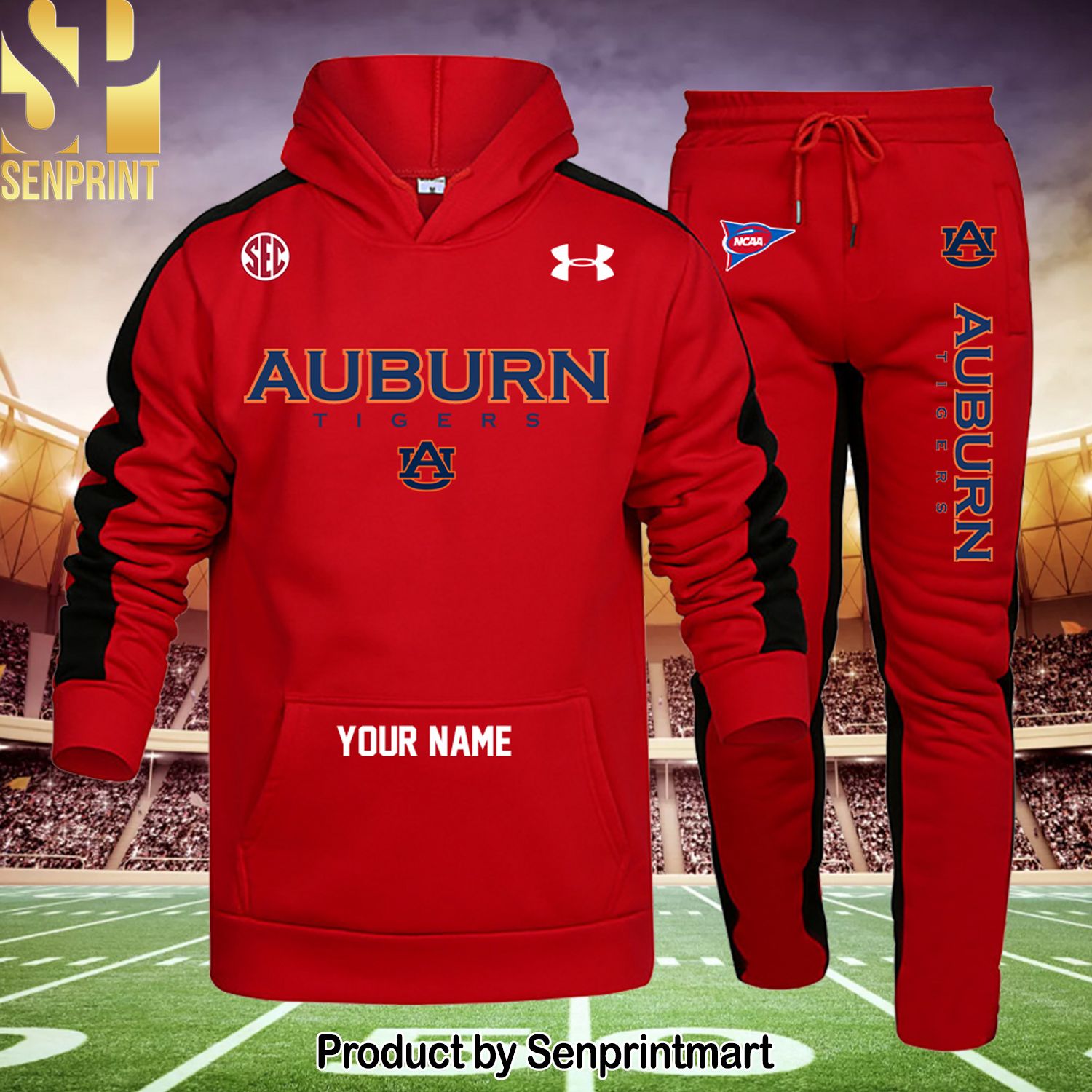 Auburn Tigers Football Unisex Full Printing Shirt and Pants