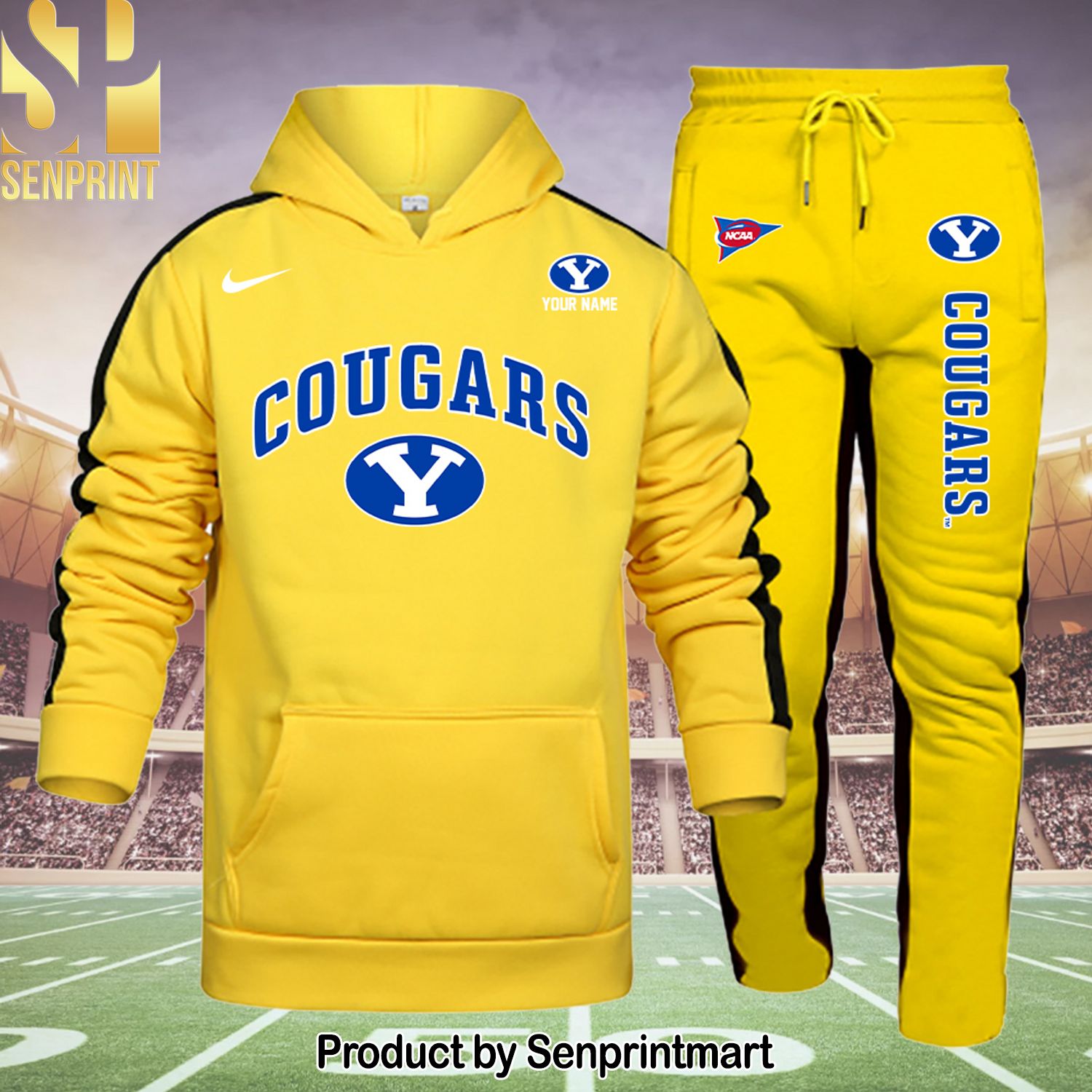 BYU Cougars New Style Full Print Shirt and Pants