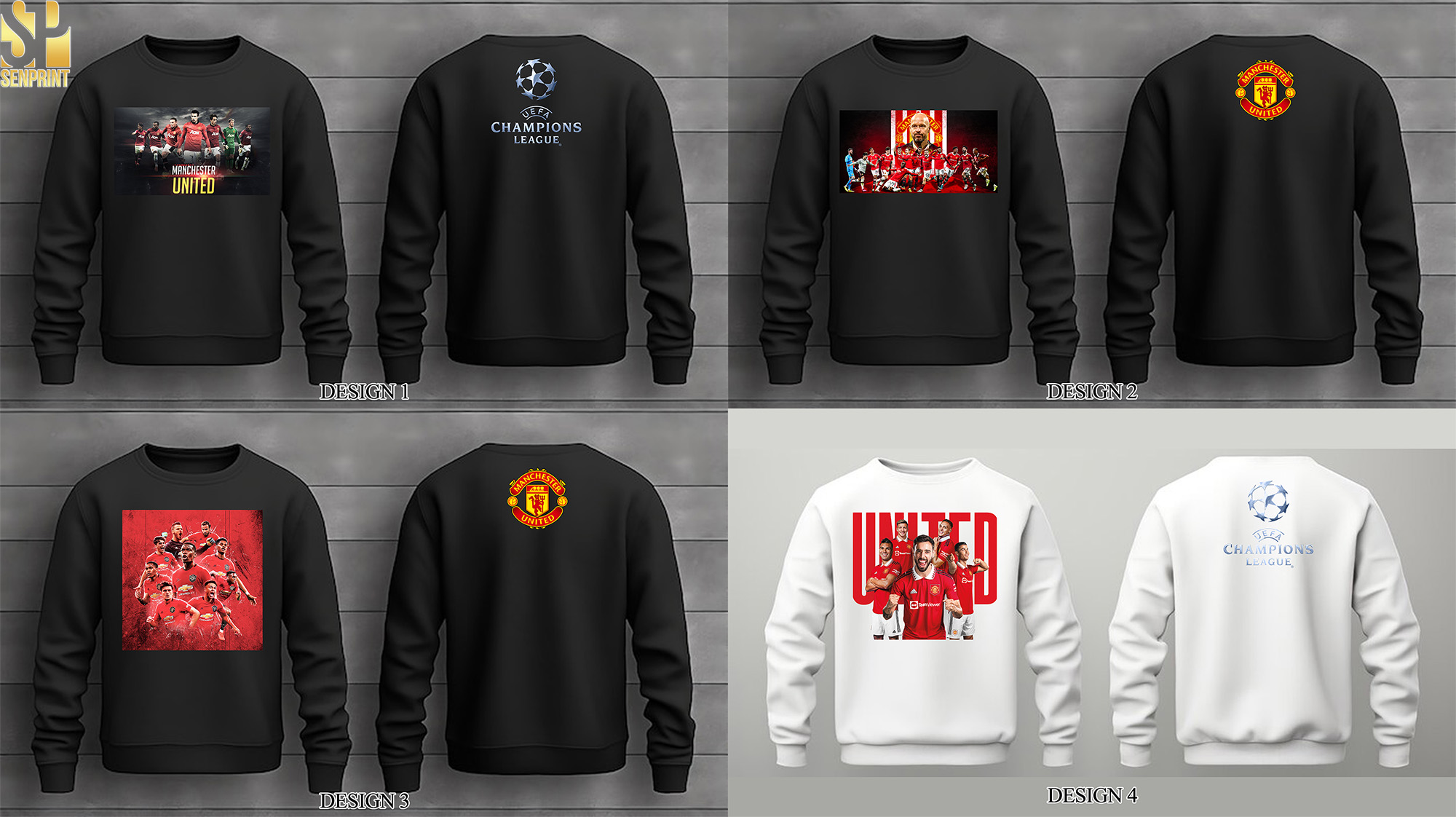 UEFA Champions League 2023 Manchester United FC Shirt