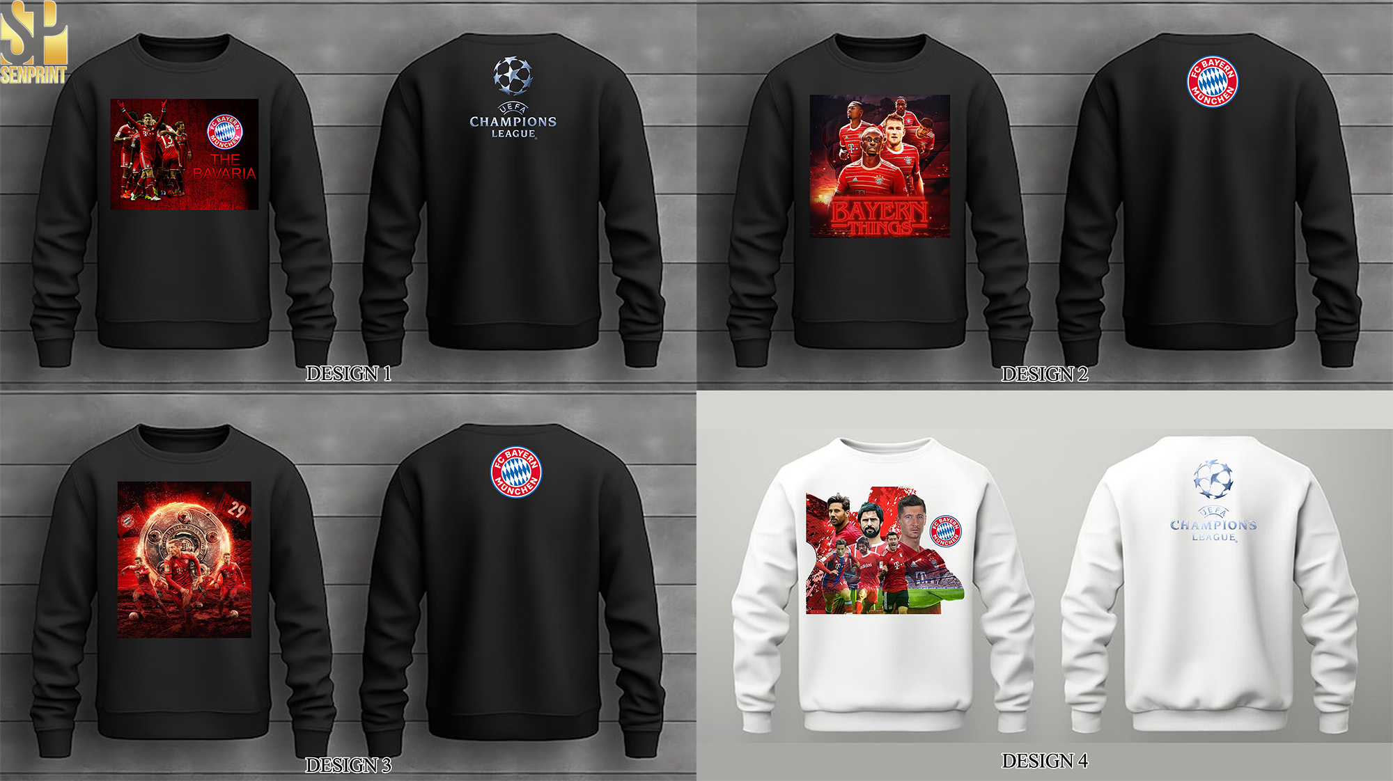 UEFA Champions League 2023 FC Bayern Munich Shirt