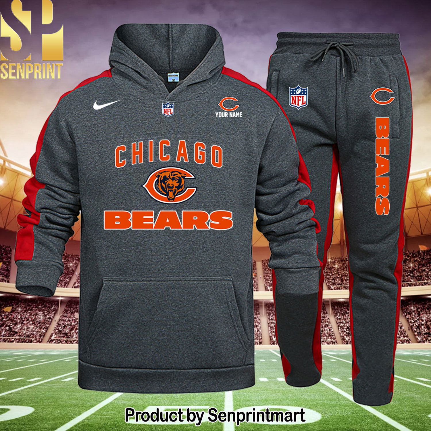 Chicago Bears Best Combo All Over Print Shirt and Pants