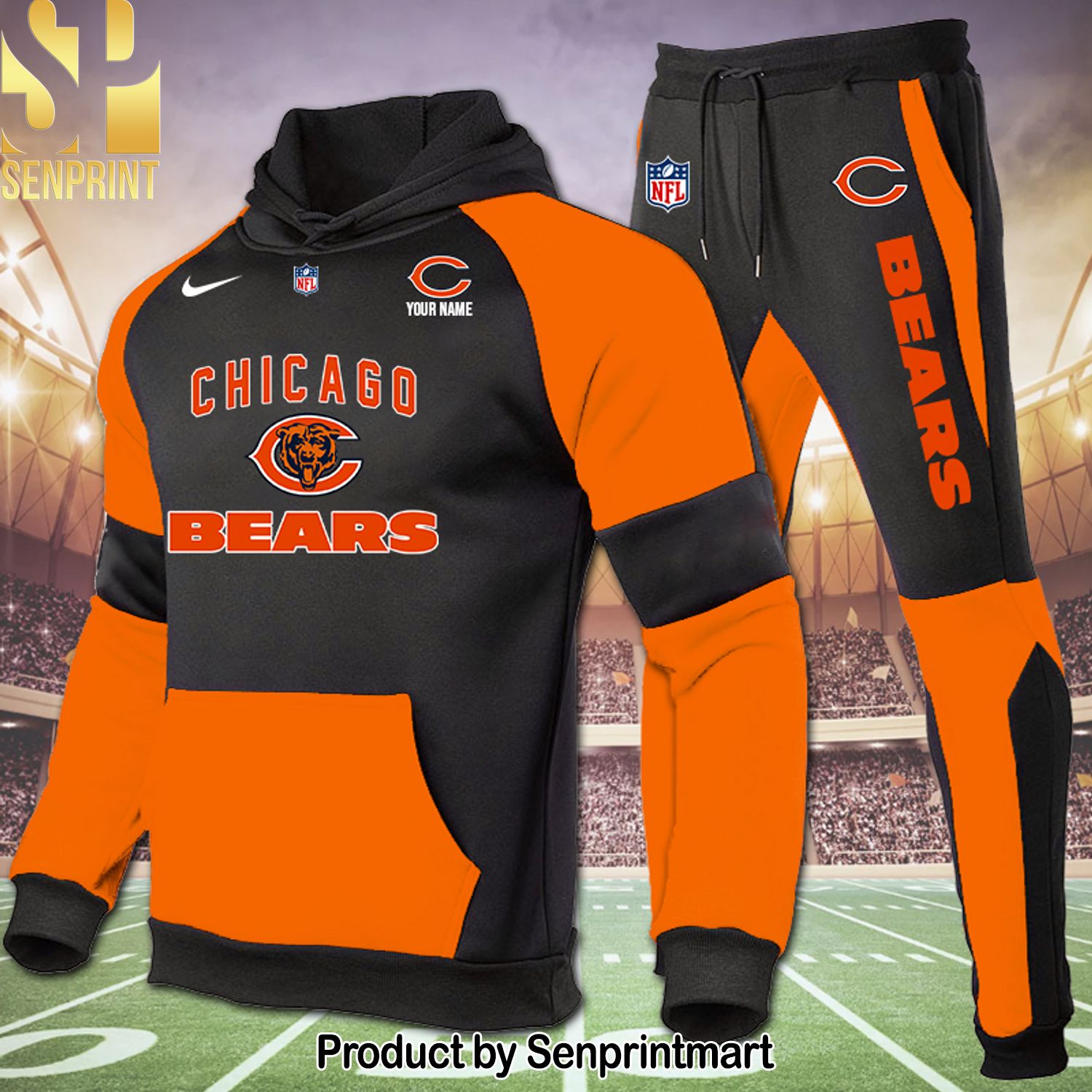 Chicago Bears Hot Outfit Shirt and Pants