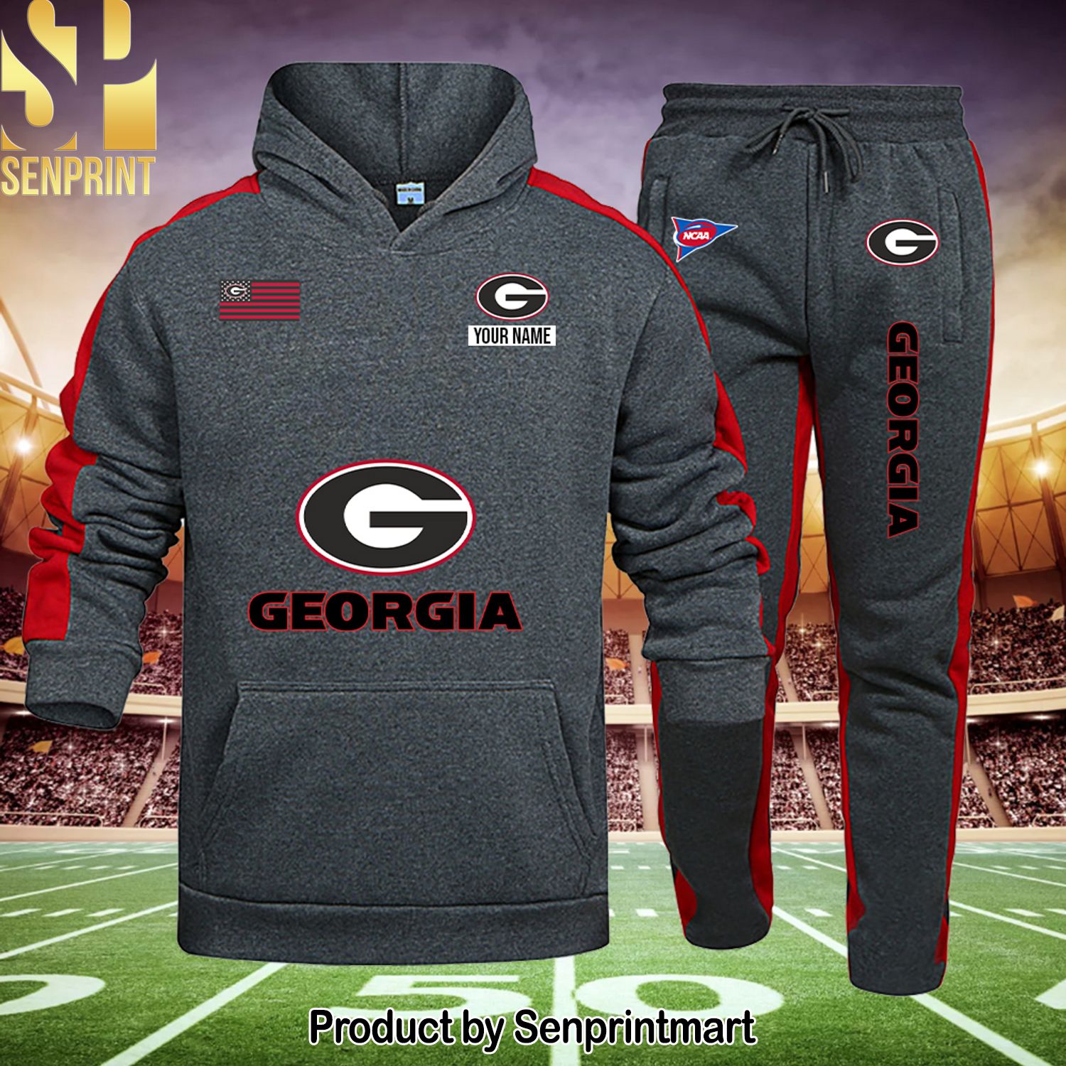 Georgia Bulldogs Football 3D Full Print Shirt and Pants