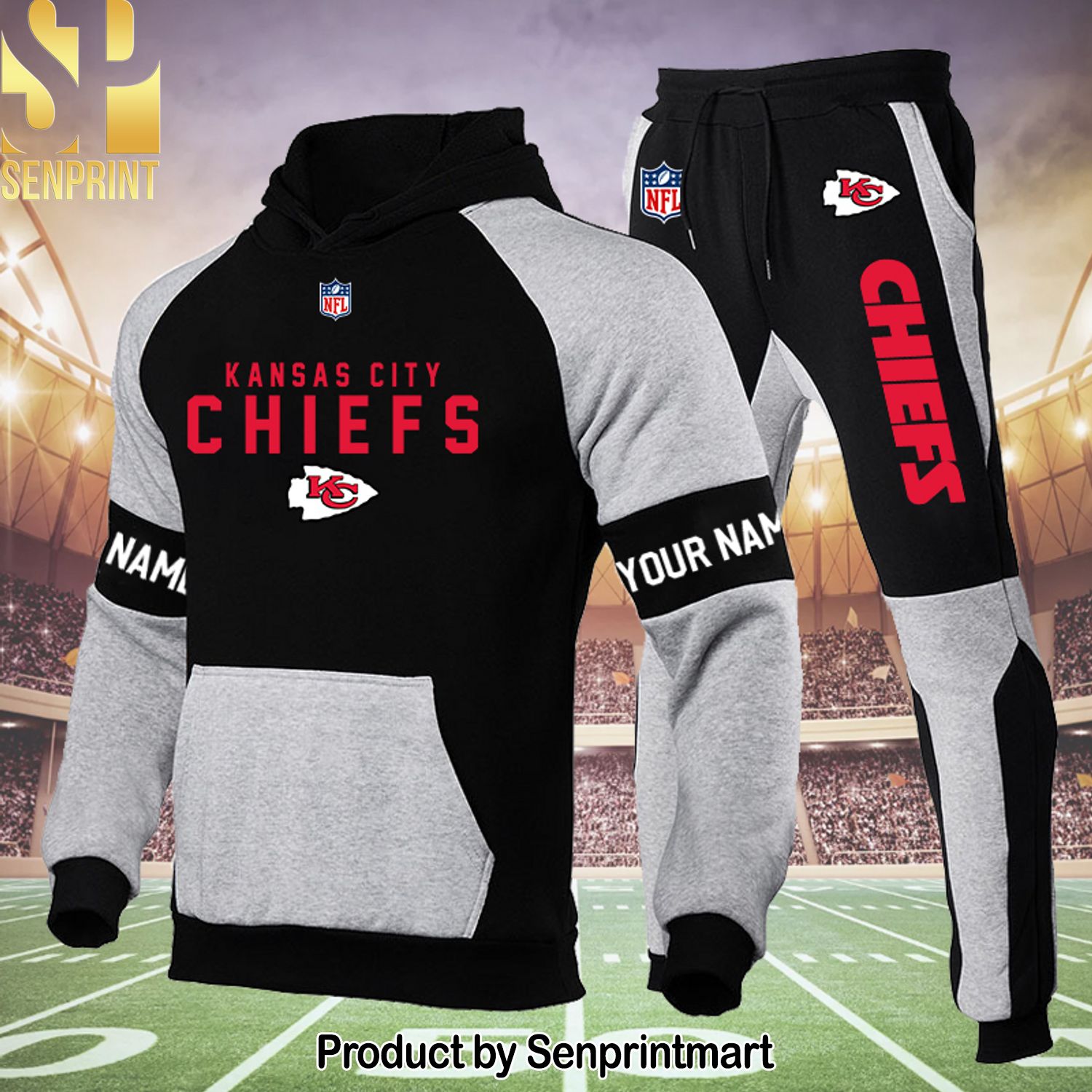Kansas City Chiefs Awesome Outfit Shirt and Pants