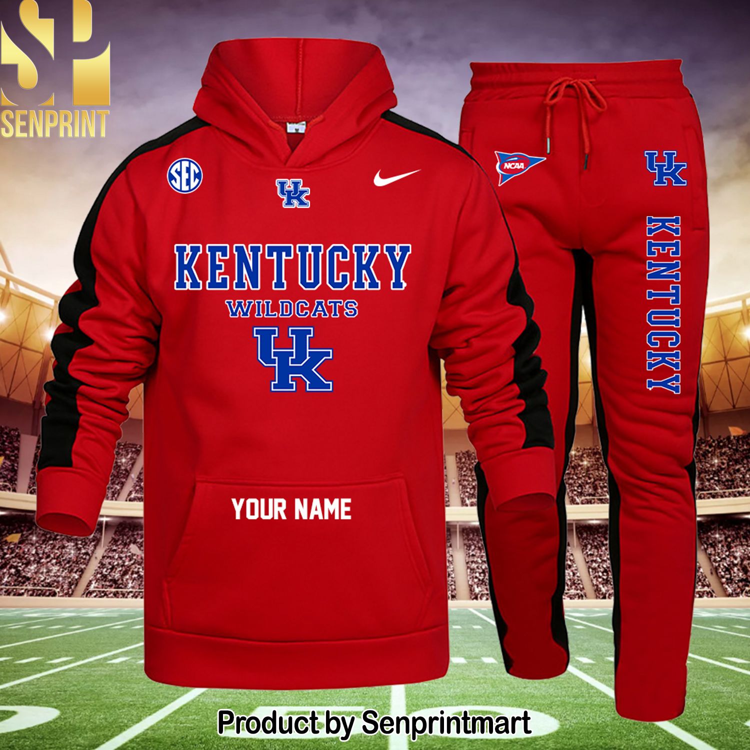 Kentucky Wildcats Full Printing Unisex Shirt and Pants