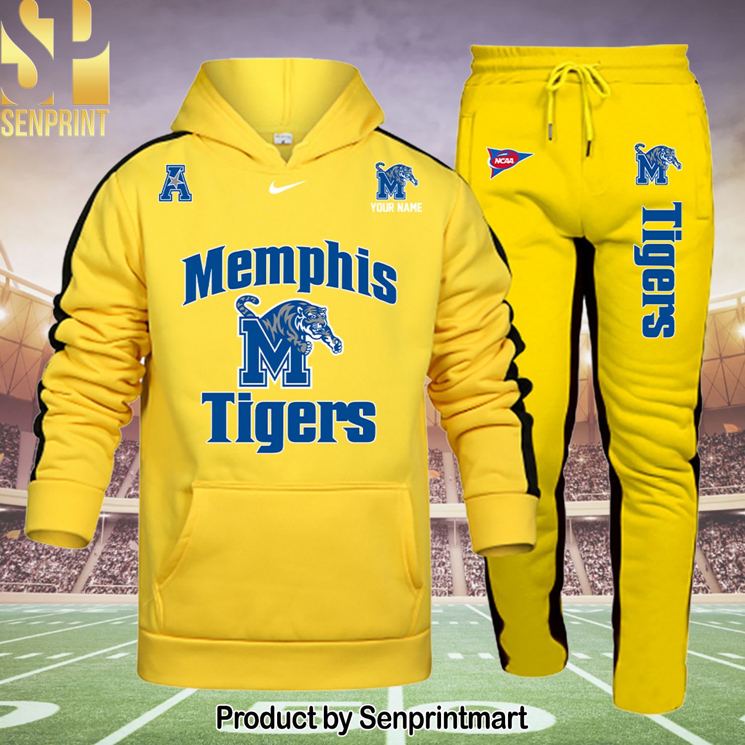 Memphis Tigers Best Combo All Over Print Shirt and Pants