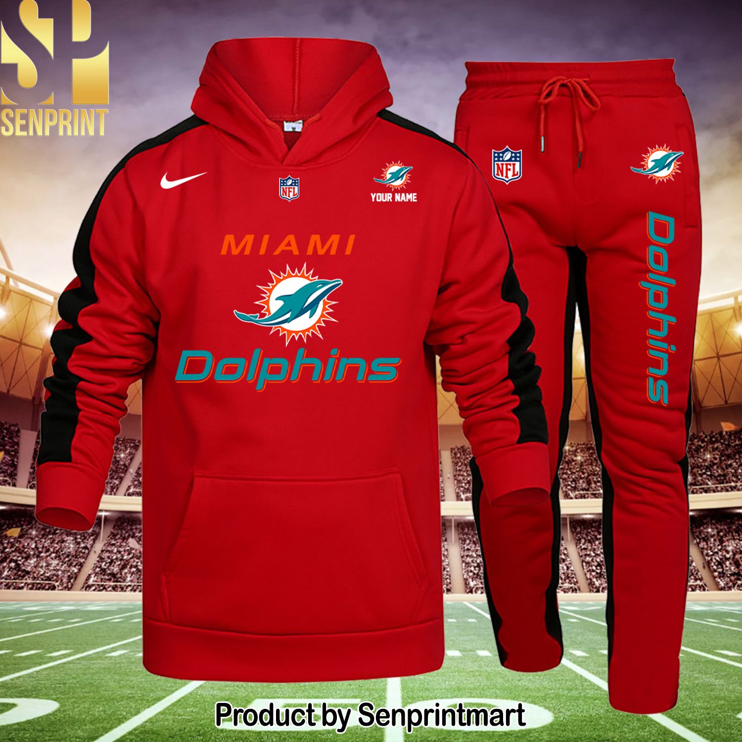 Miami Dolphins Awesome Outfit Shirt and Pants