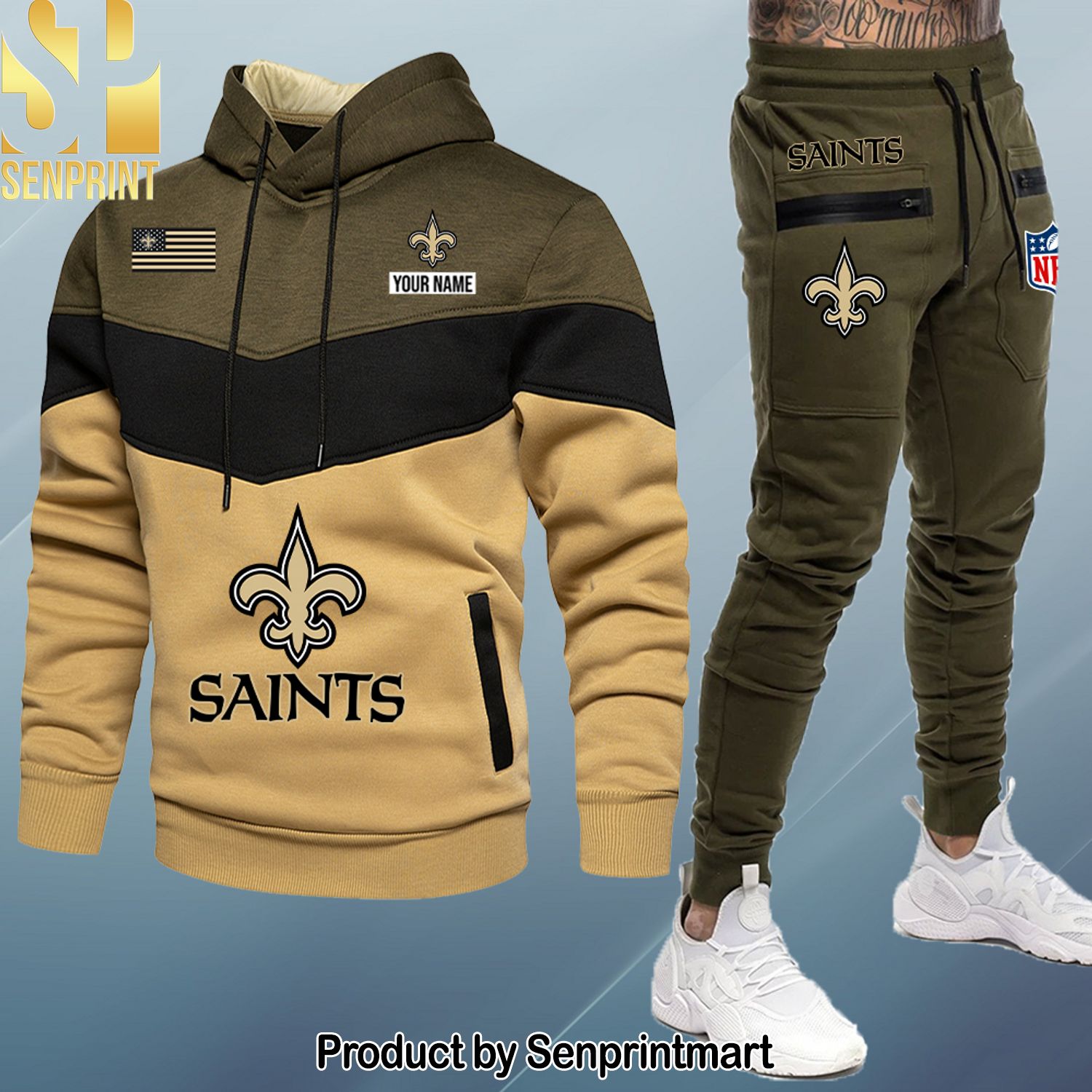 New Orleans Saints New Version Shirt and Pants