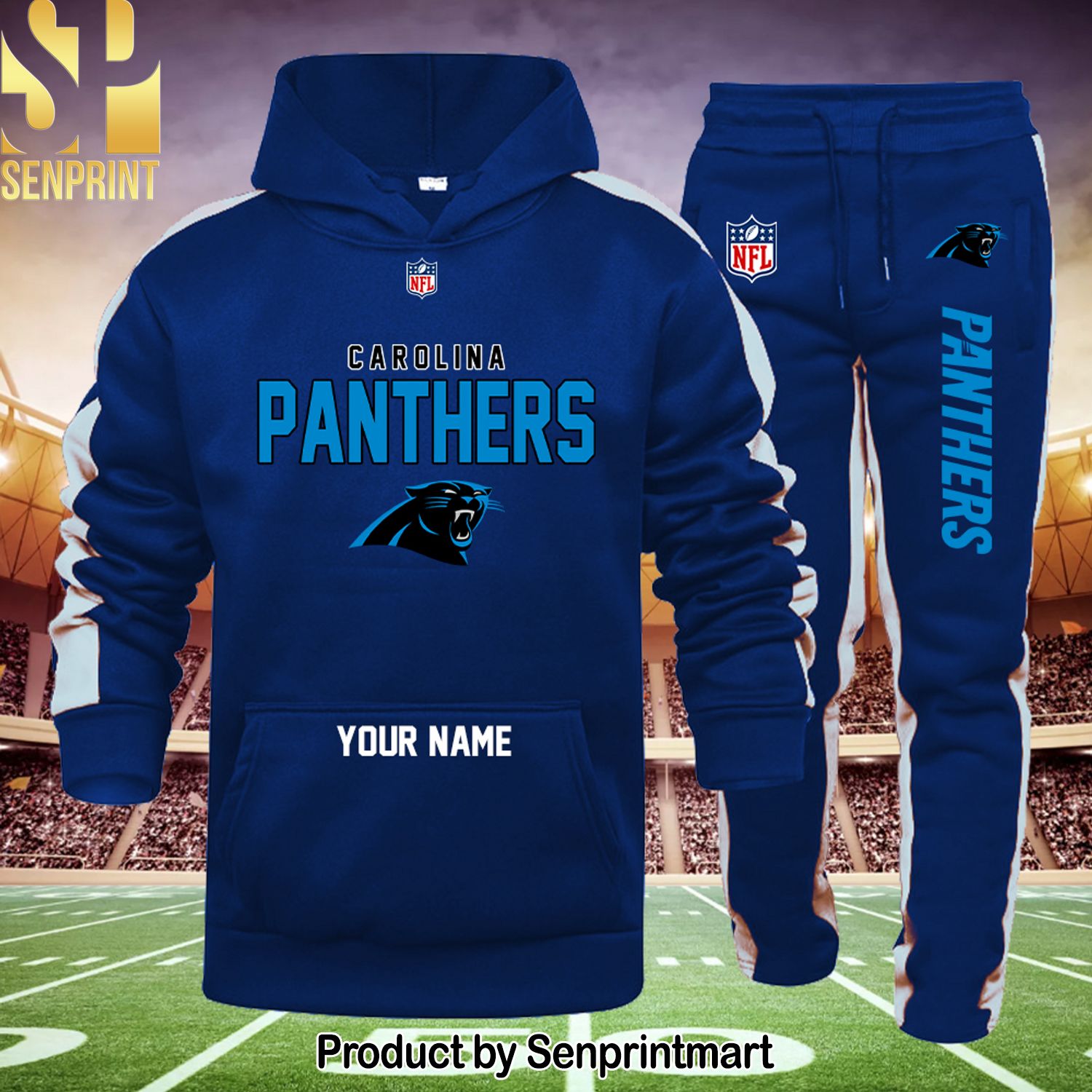 NFL Carolina Panthers Hypebeast Fashion Shirt and Sweatpants