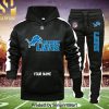 NFL Detroit Lions Full Printed Unisex Shirt and Sweatpants