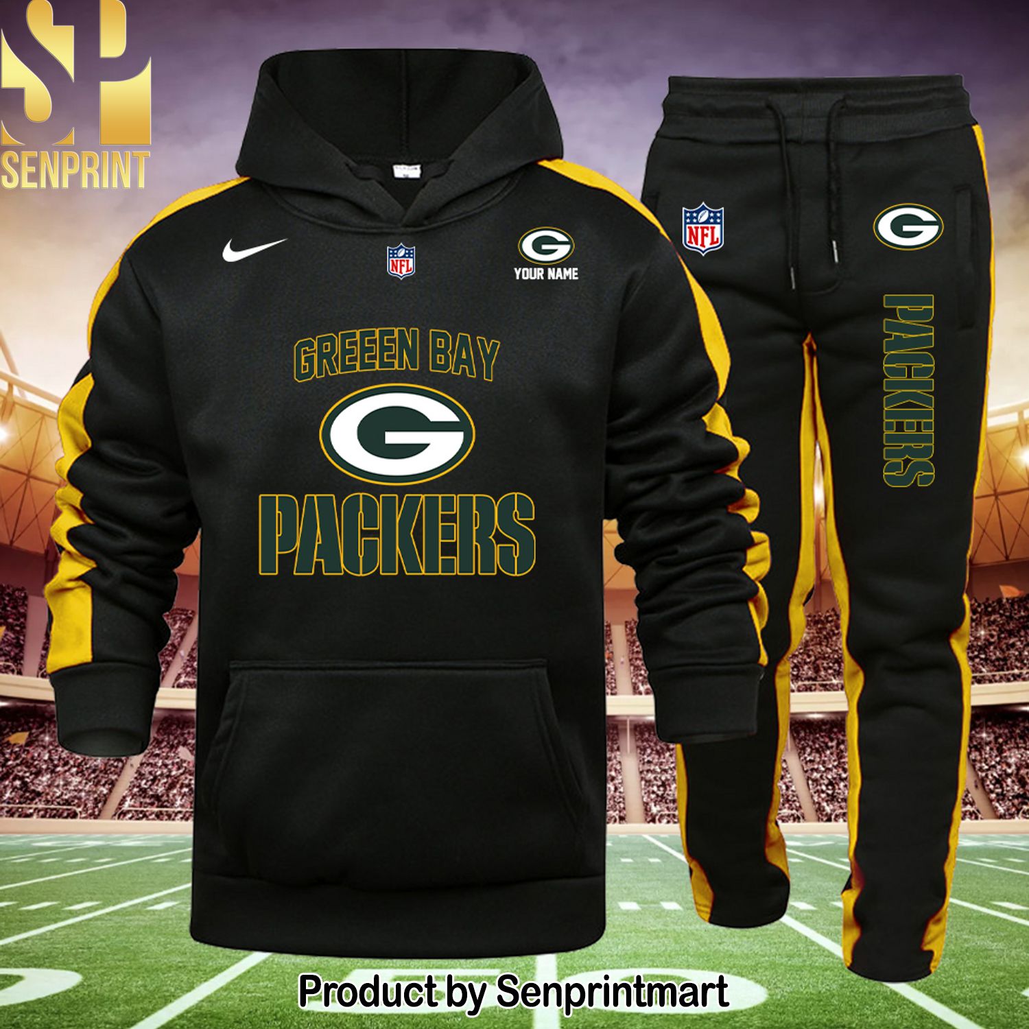 NFL Green Bay Packers Best Combo Full Printing Shirt and Sweatpants
