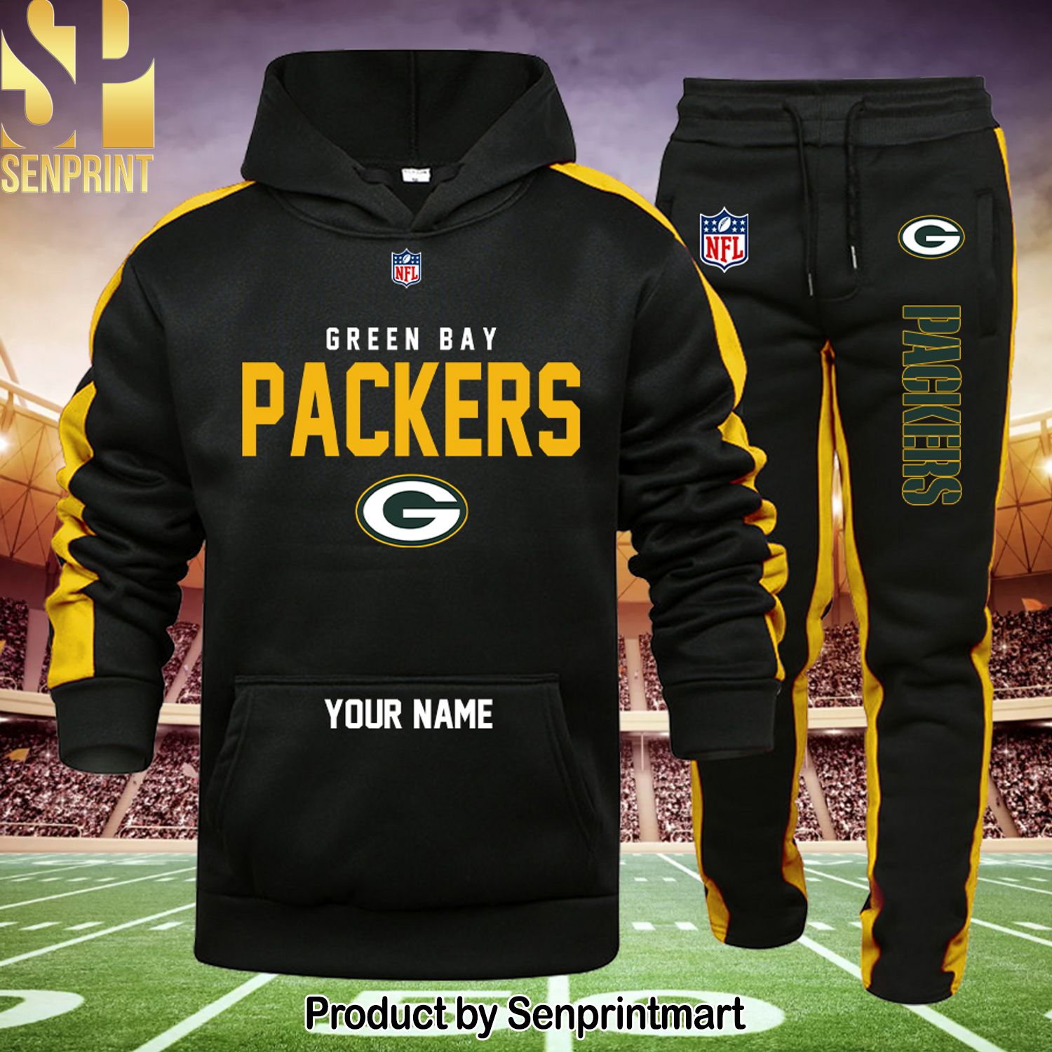NFL Green Bay Packers For Fans Shirt and Sweatpants