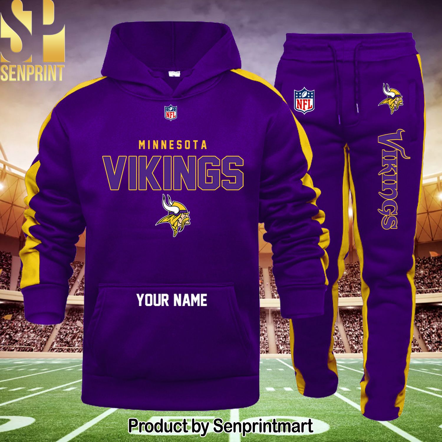 NFL Minnesota Vikings Hot Outfit Shirt and Sweatpants