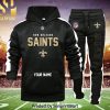 NFL New Orleans Saints Classic Full Print Shirt and Sweatpants