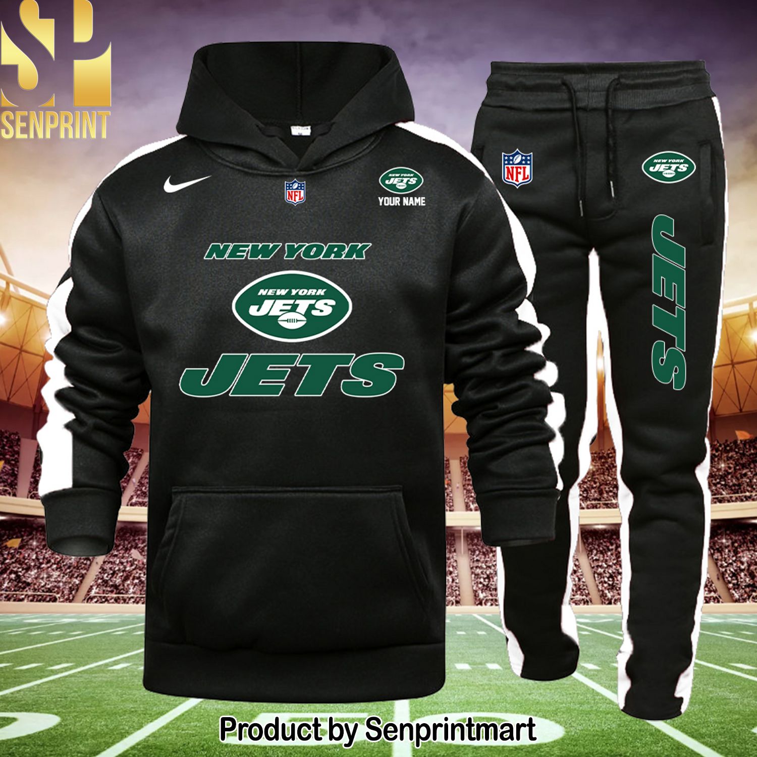 NFL New York Jets Hot Outfit Shirt and Sweatpants