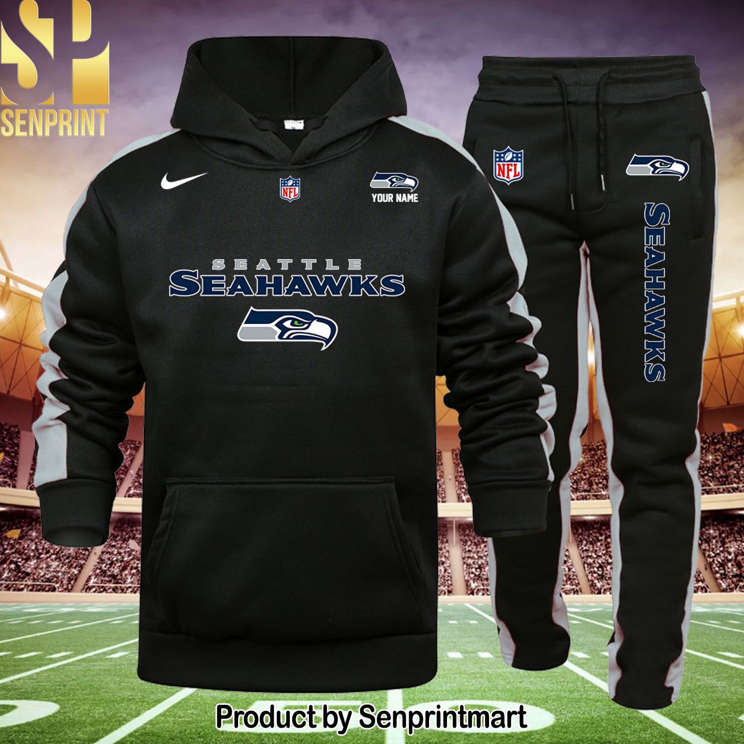 NFL Seattle Seahawks Classic Shirt and Sweatpants