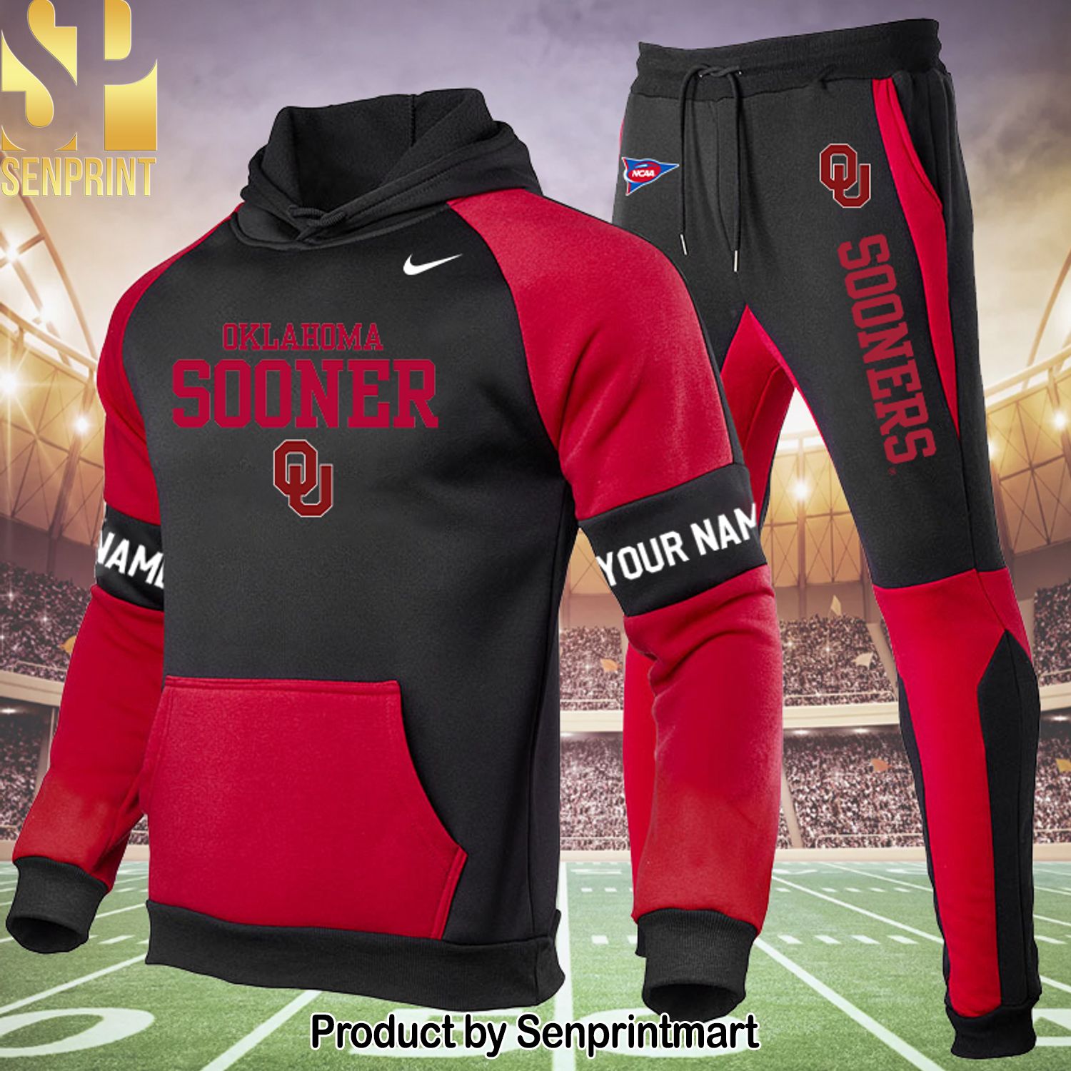 Oklahoma Sooners New Outfit Full Printed Shirt and Pants