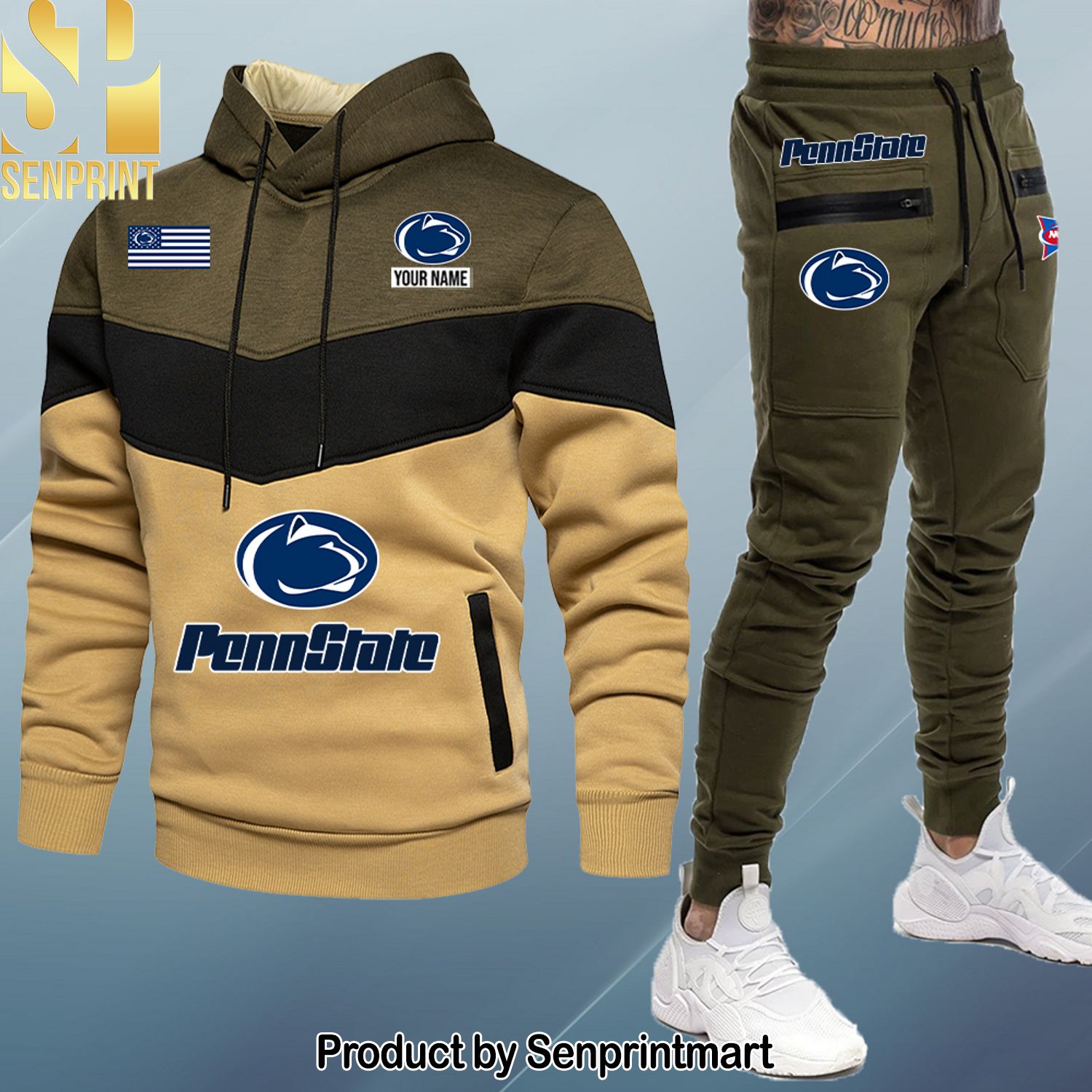 Penn State Nittany Lions All Over Printed Shirt and Pants