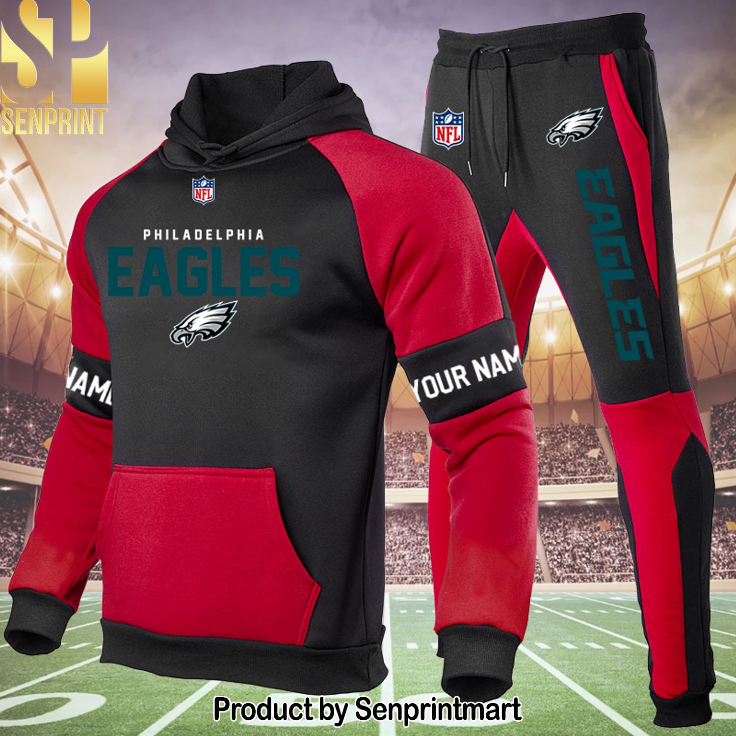 Philadelphia Eagles All Over Print Shirt and Pants