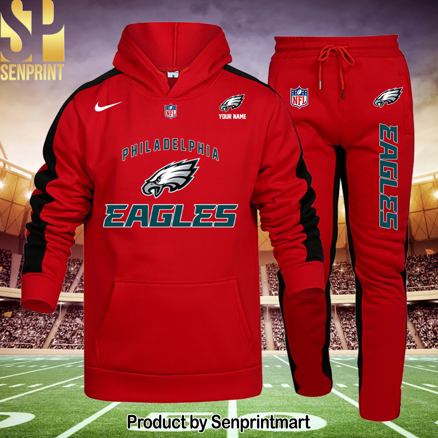Philadelphia Eagles Unisex Shirt and Pants