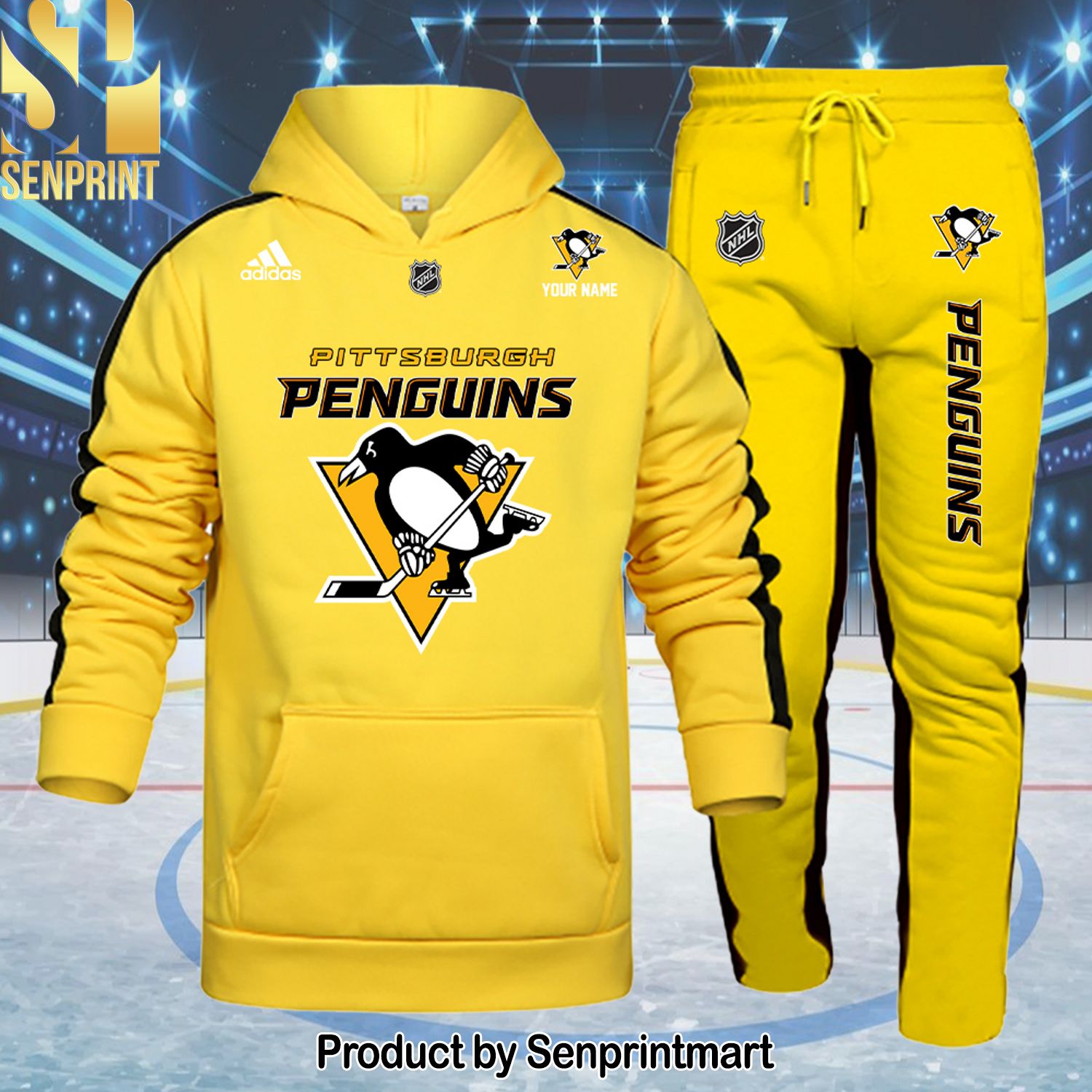 Pittsburgh Penguins Hot Fashion Shirt and Pants