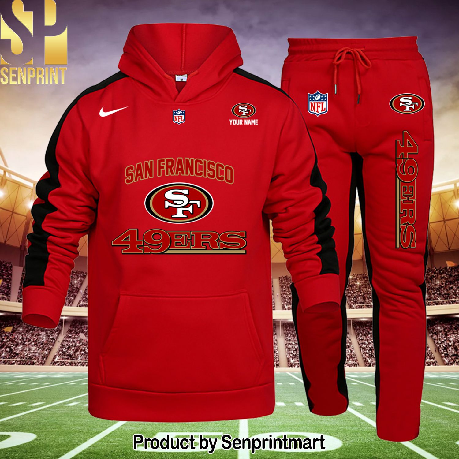 San Francisco 49ers Best Combo 3D Shirt and Pants
