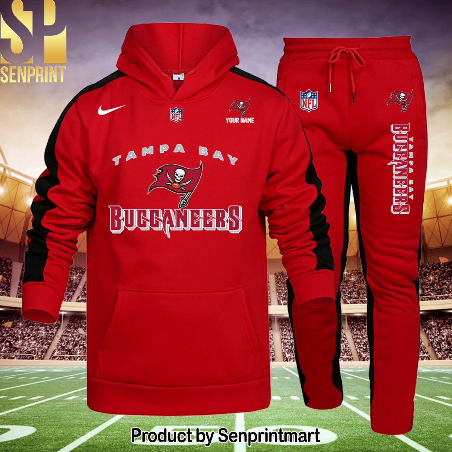 Tampa Bay Buccaneers Best Combo All Over Print Shirt and Pants
