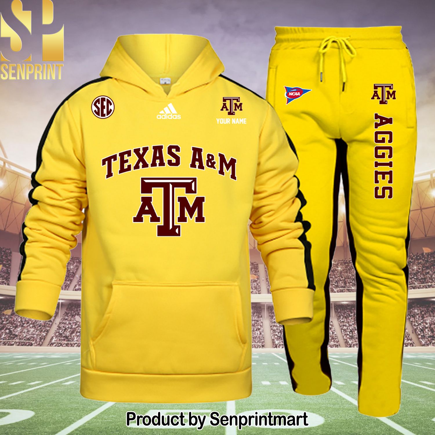 Texas A&M Aggies New Style Full Print Shirt and Pants
