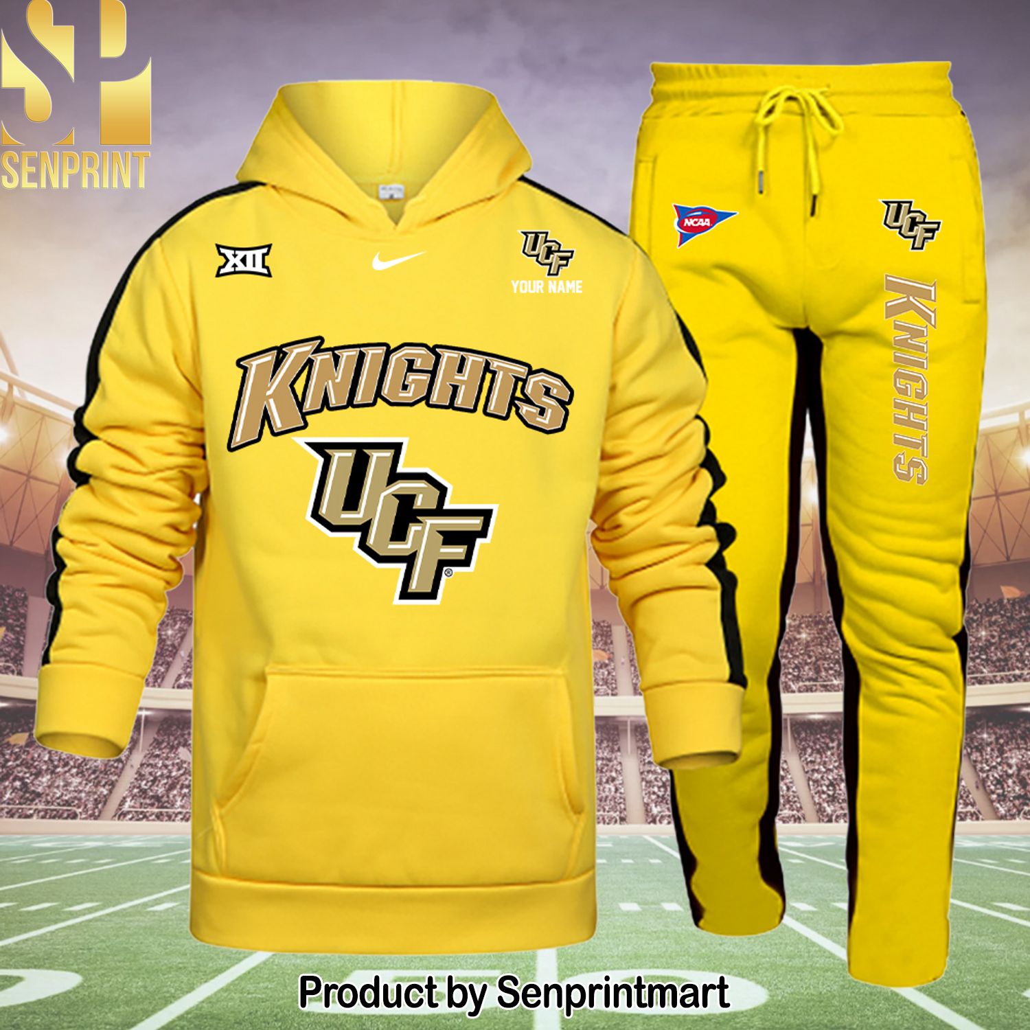 UCF Knights Hot Version All Over Printed Shirt and Pants