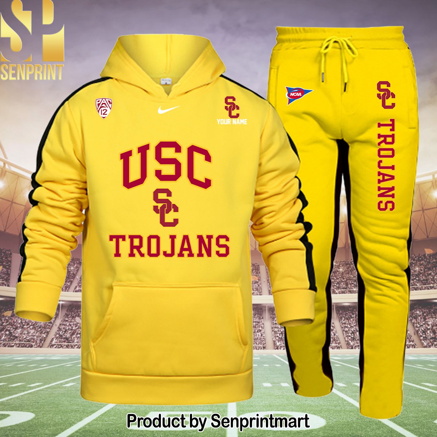 USC Trojans Combo Full Printing Shirt and Pants