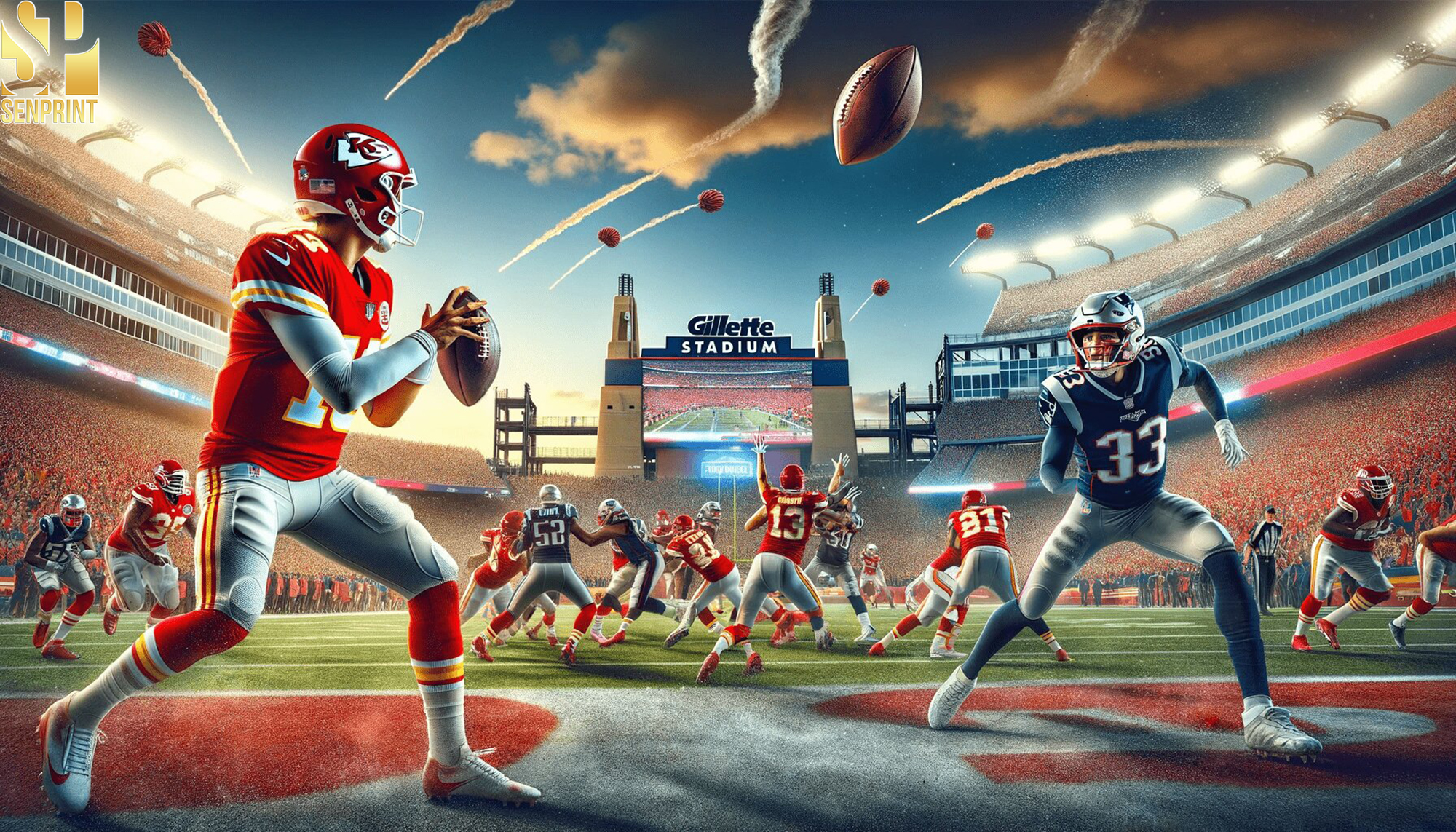 Gridiron Showdown New England Patriots vs Kansas City Chiefs - A Week 15 Epic at Gillette Stadium