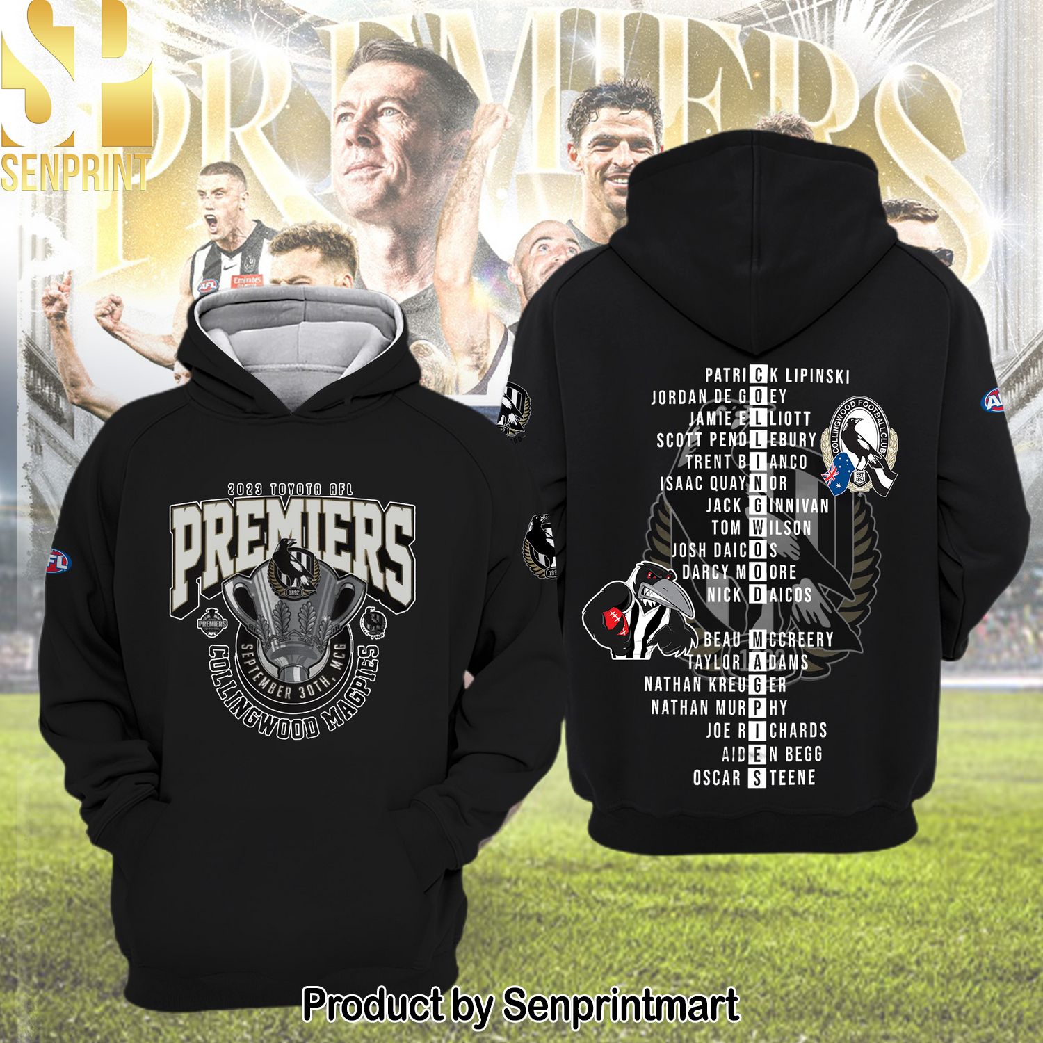 Collingwood Magpies Champions Hot Fashion Shirt