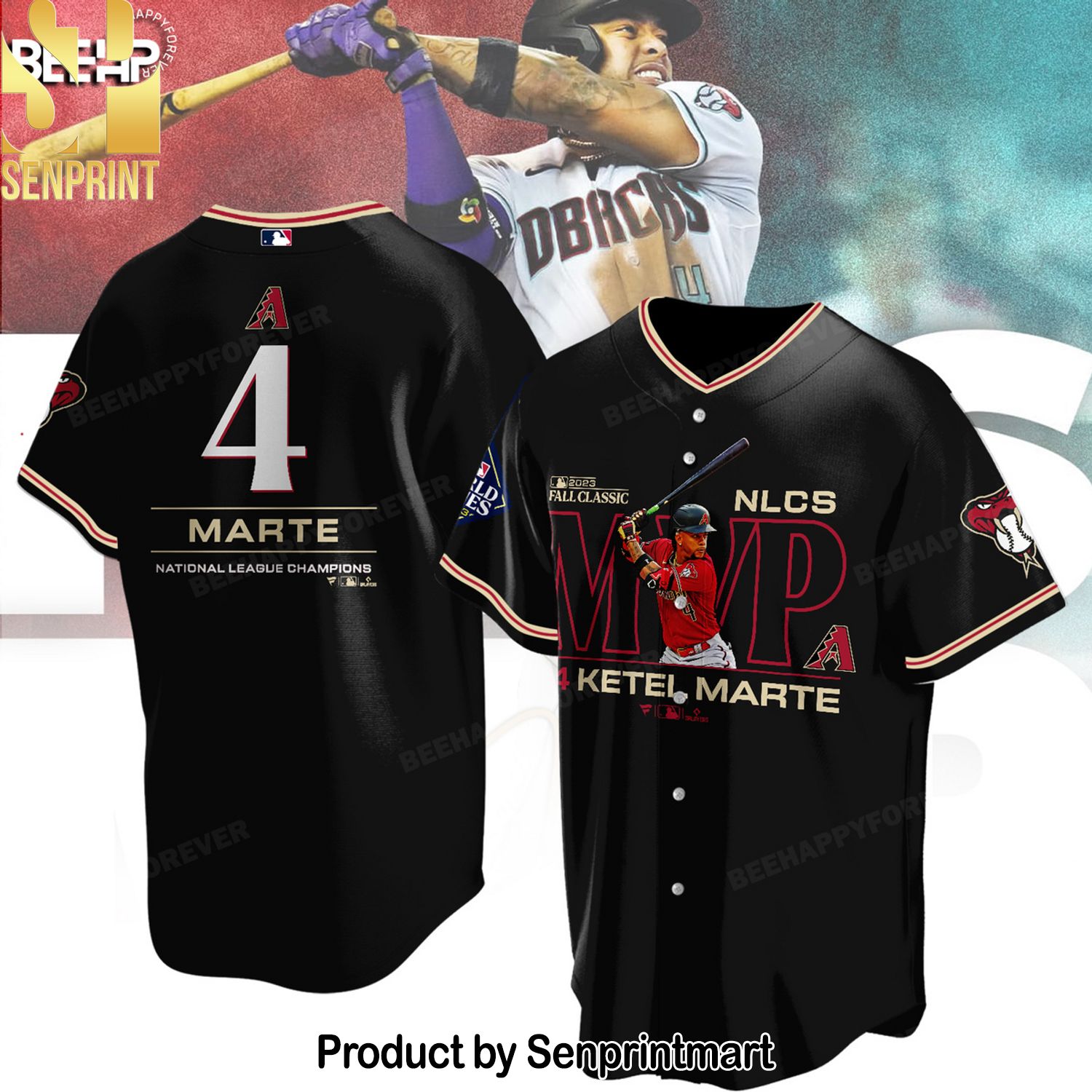 Arizona Diamondbacks Ketel Marte 2023 MVP NLCS Cool Style Shirt