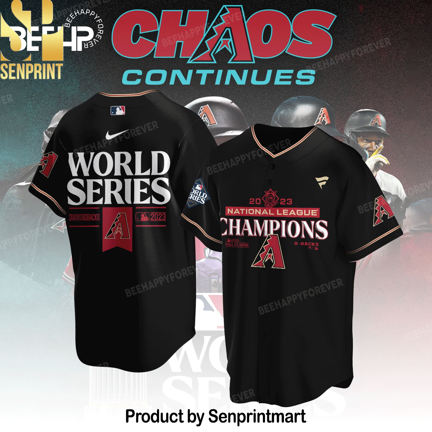 Arizona Diamondbacks National League Champions All Over Print Shirt