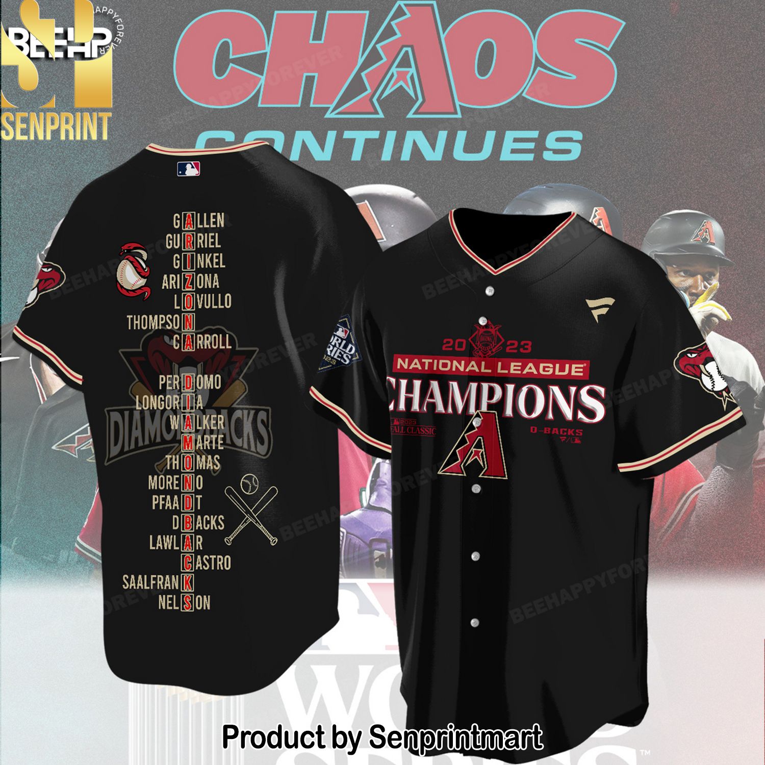 Arizona Diamondbacks National League Champions Hot Fashion Shirt