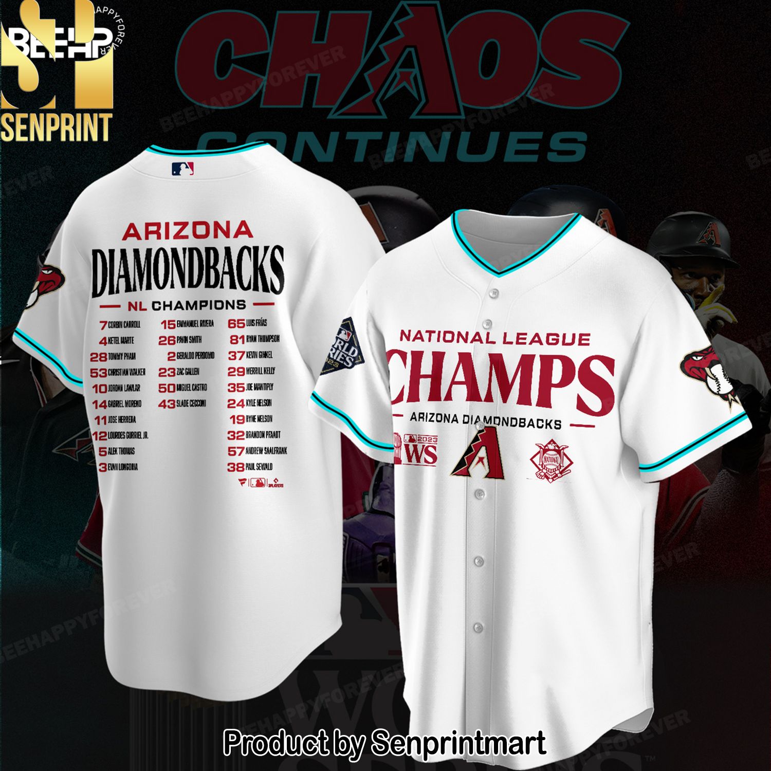 Arizona Diamondbacks National League Champions Hot Outfit Shirt