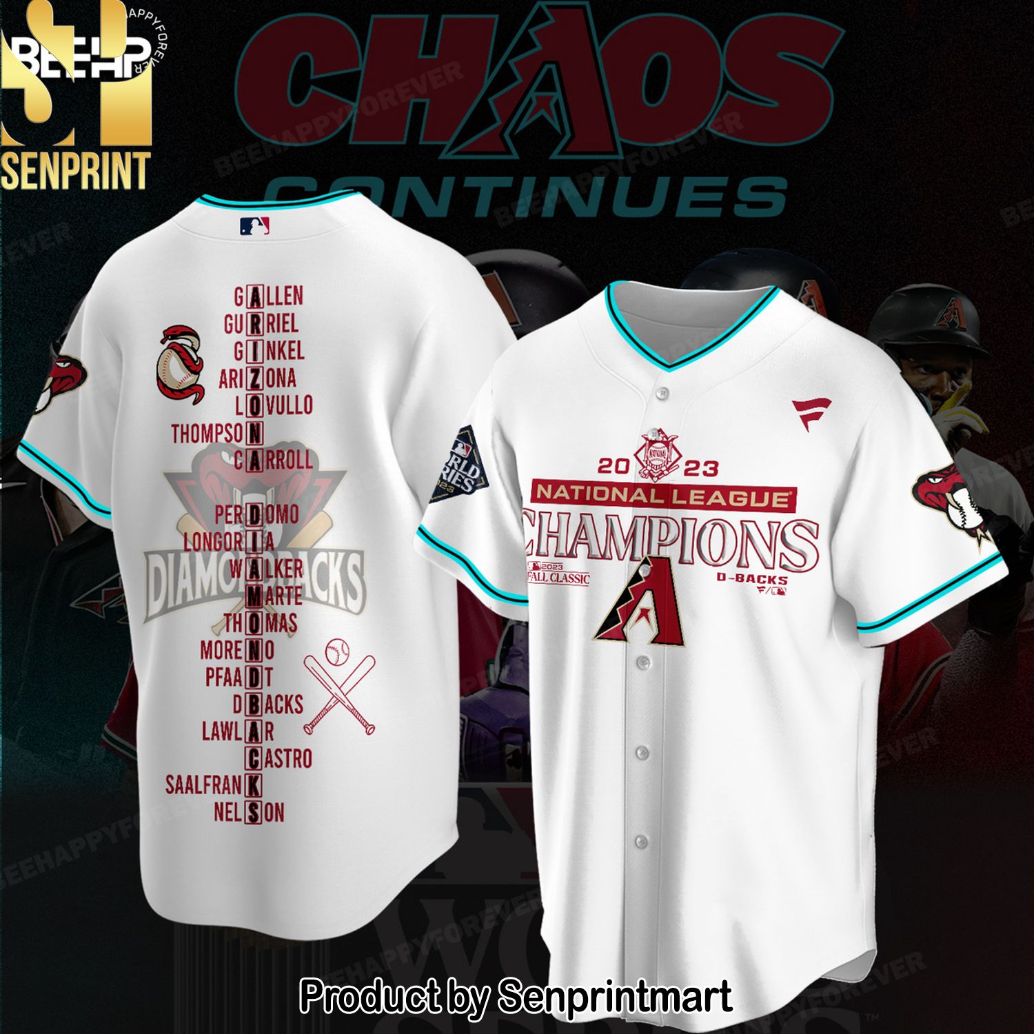 Arizona Diamondbacks National League Champions Hot Version Shirt